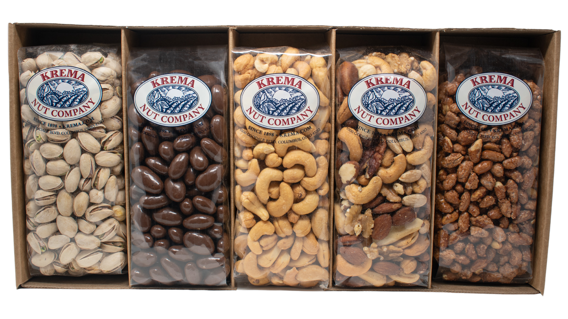 VIP 5 Pack Gift Box | Krema Nut Company VIP 5 Pack Gift Box | Krema Nut Company