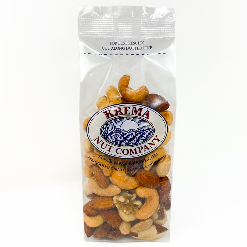 Gourmet Mixed Nuts, Roasted & Salted 7 oz. Bag. Case of 24 Bags
