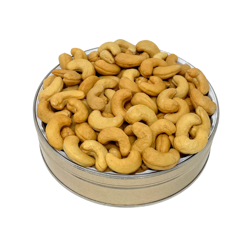 Giant Cashews Tin 16 oz. NO SALT