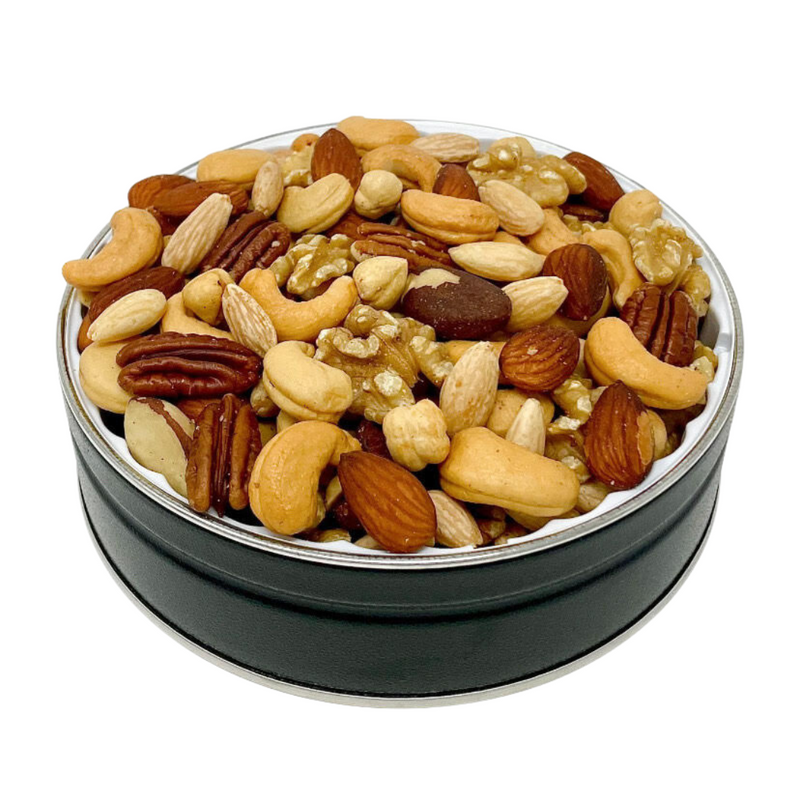 Gourmet Mixed Nuts Tin 16 oz. NO SALT