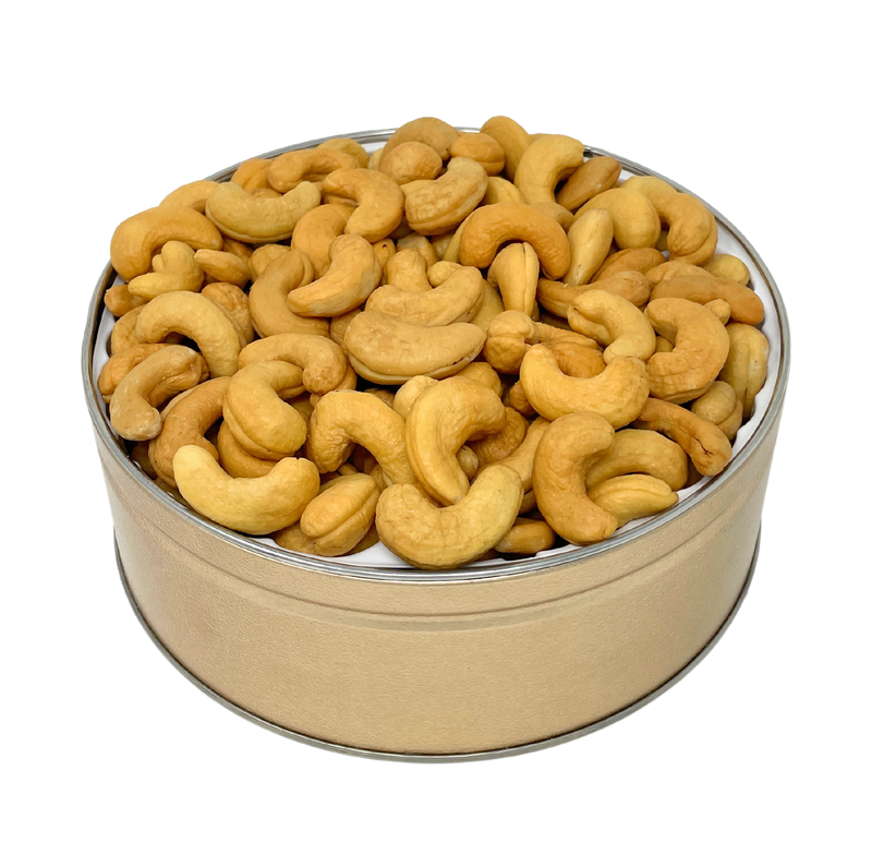 Giant Cashews Tin 24 oz. NO SALT