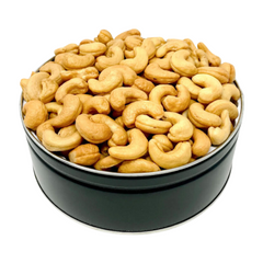 Giant Cashews Tin 24 oz. NO SALT