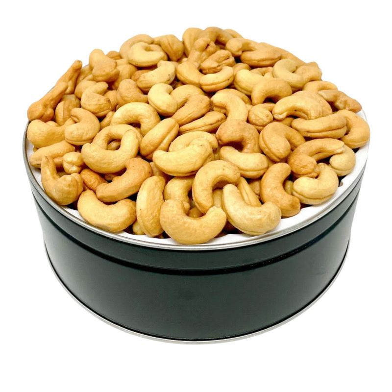 Giant Cashews Tin 40 oz. SALTED