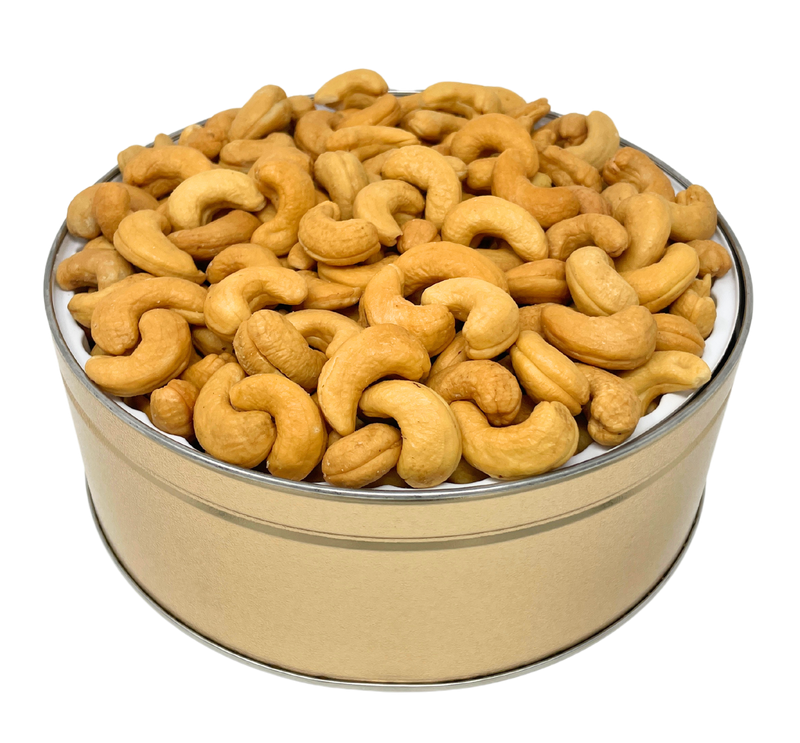 Giant Cashews Tin 40 oz. NO SALT