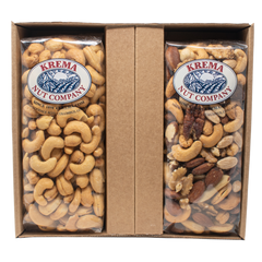 Giant Cashews & Gourmet Mixed Nut 2 Pack Gift Box