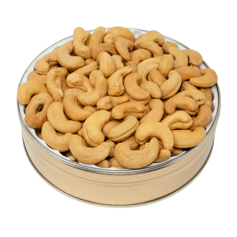 Giant Cashews Tin 16 oz. NO SALT