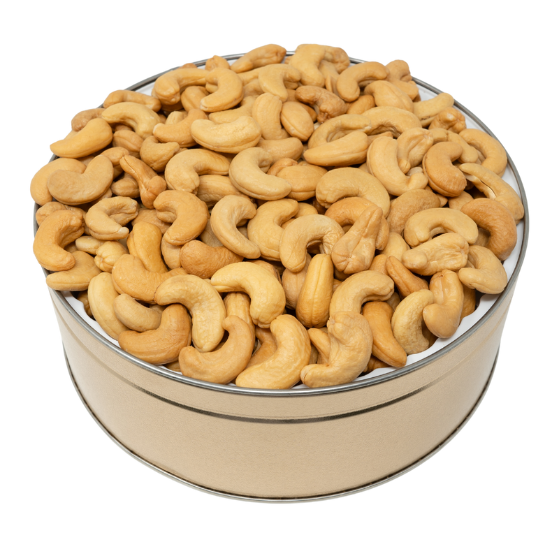 Giant Cashews Tin 40 oz. SALTED