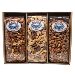 Summer Edition Gift Box: Butter Toffee Peanuts, Gourmet Mixed Nuts, Redskin Peanuts
