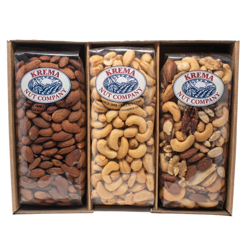 Summer Edition Gift Box: Giant Cashews, Gourmet Mixed Nuts, Almonds