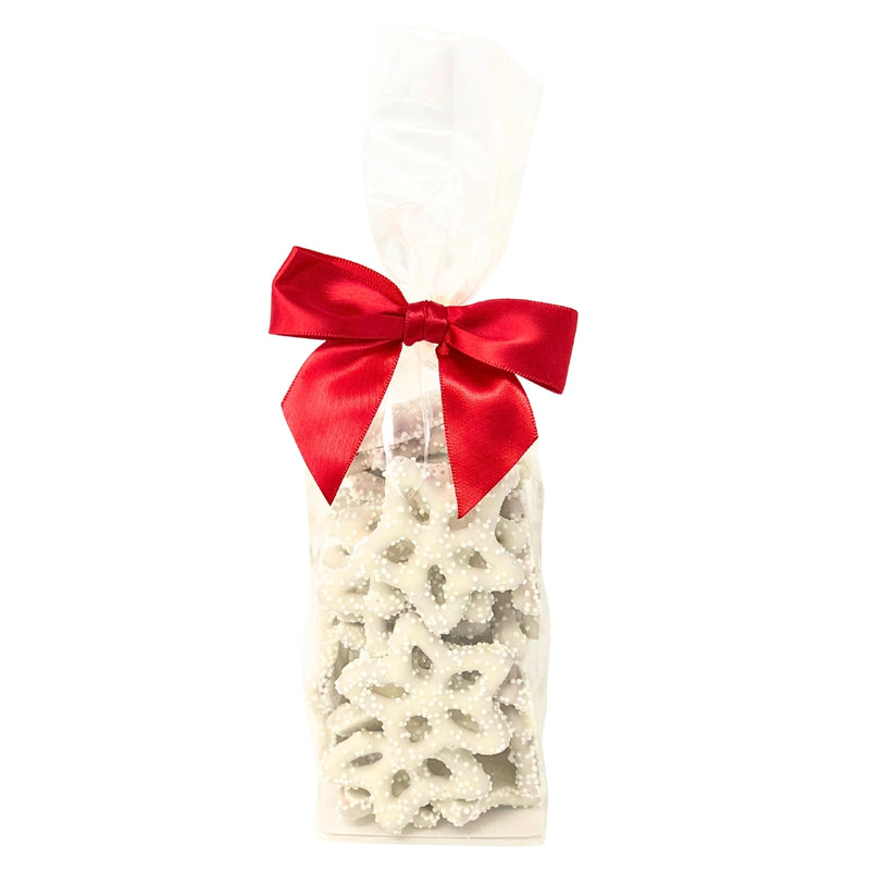 White Snowflake Pretzels 7 oz. Bag