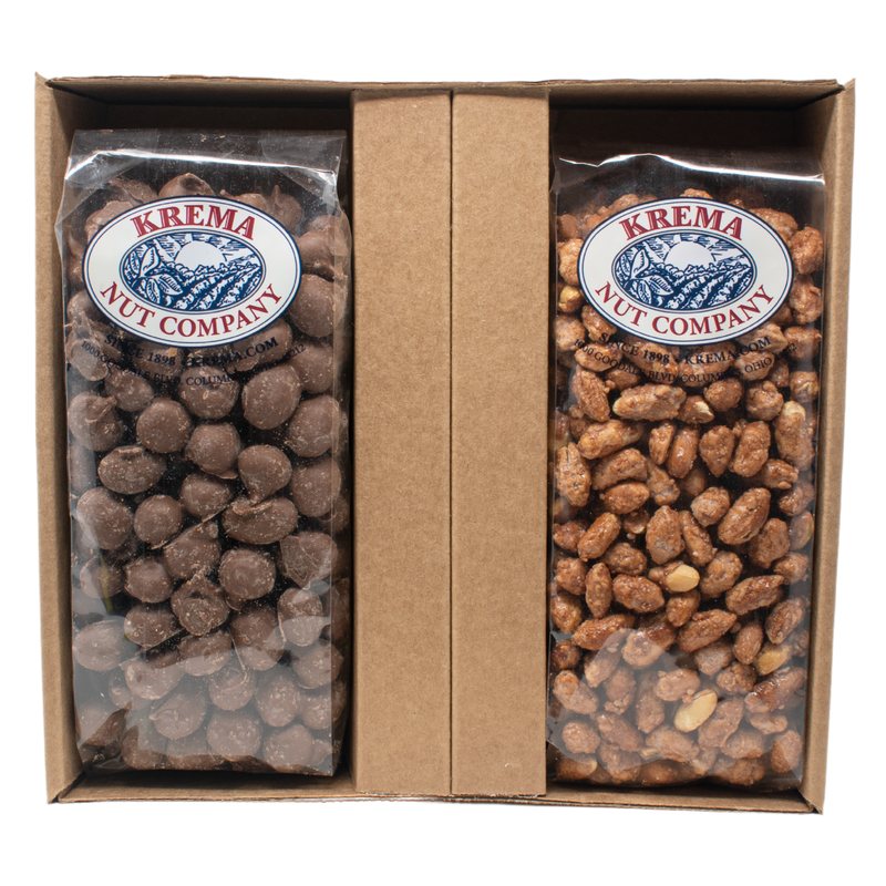 Milk Chocolate Peanuts & Butter Toffee Peanuts 2 Pack Gift Box