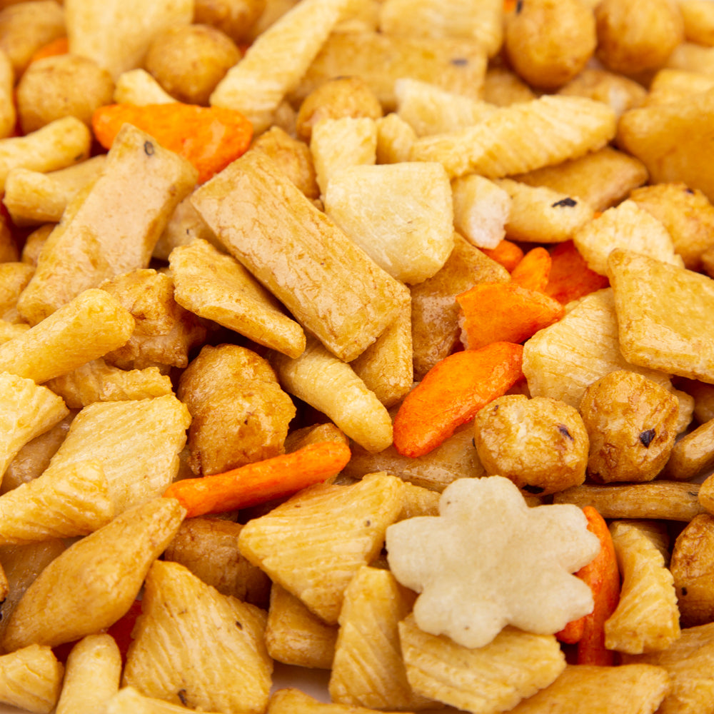 Oriental Rice Crackers 8 oz. Bag | Krema Nut Company